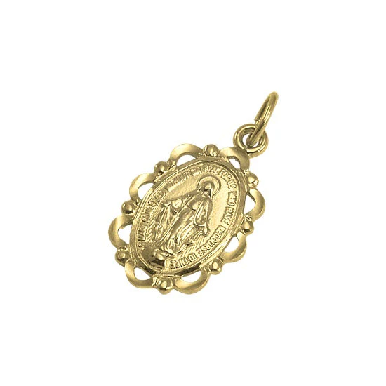9ct Gold Miraculous Medal - Image 2