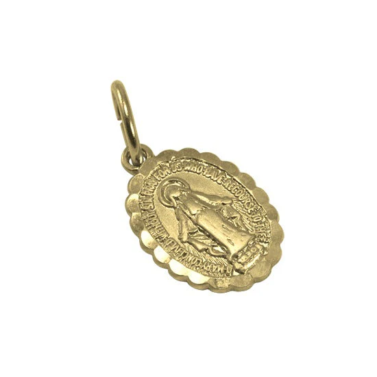 9ct Gold St Mary Pendant - Image 3