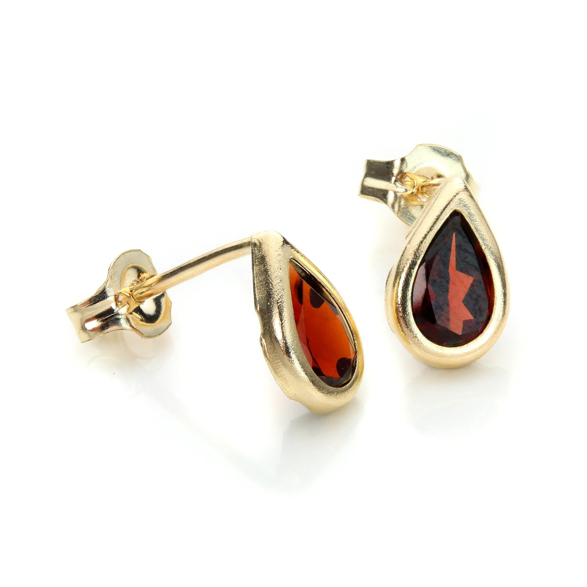 9ct Yellow Gold Birthstone Stud Earrings - Image 11