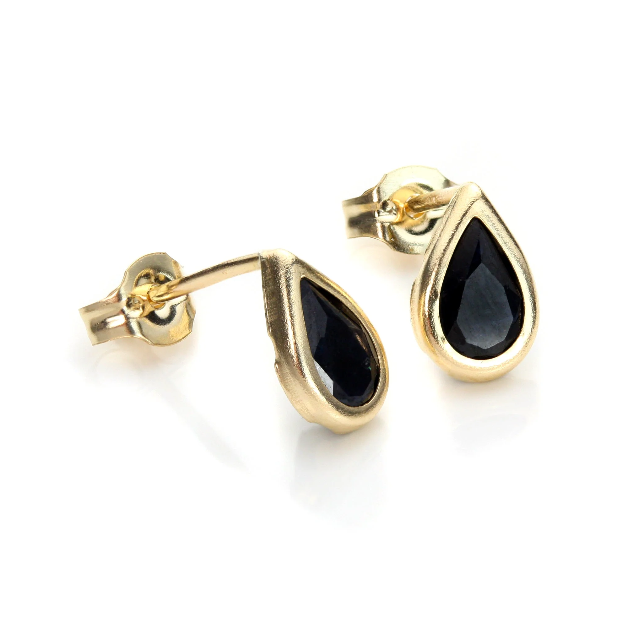 9ct Yellow Gold Birthstone Stud Earrings - Image 3