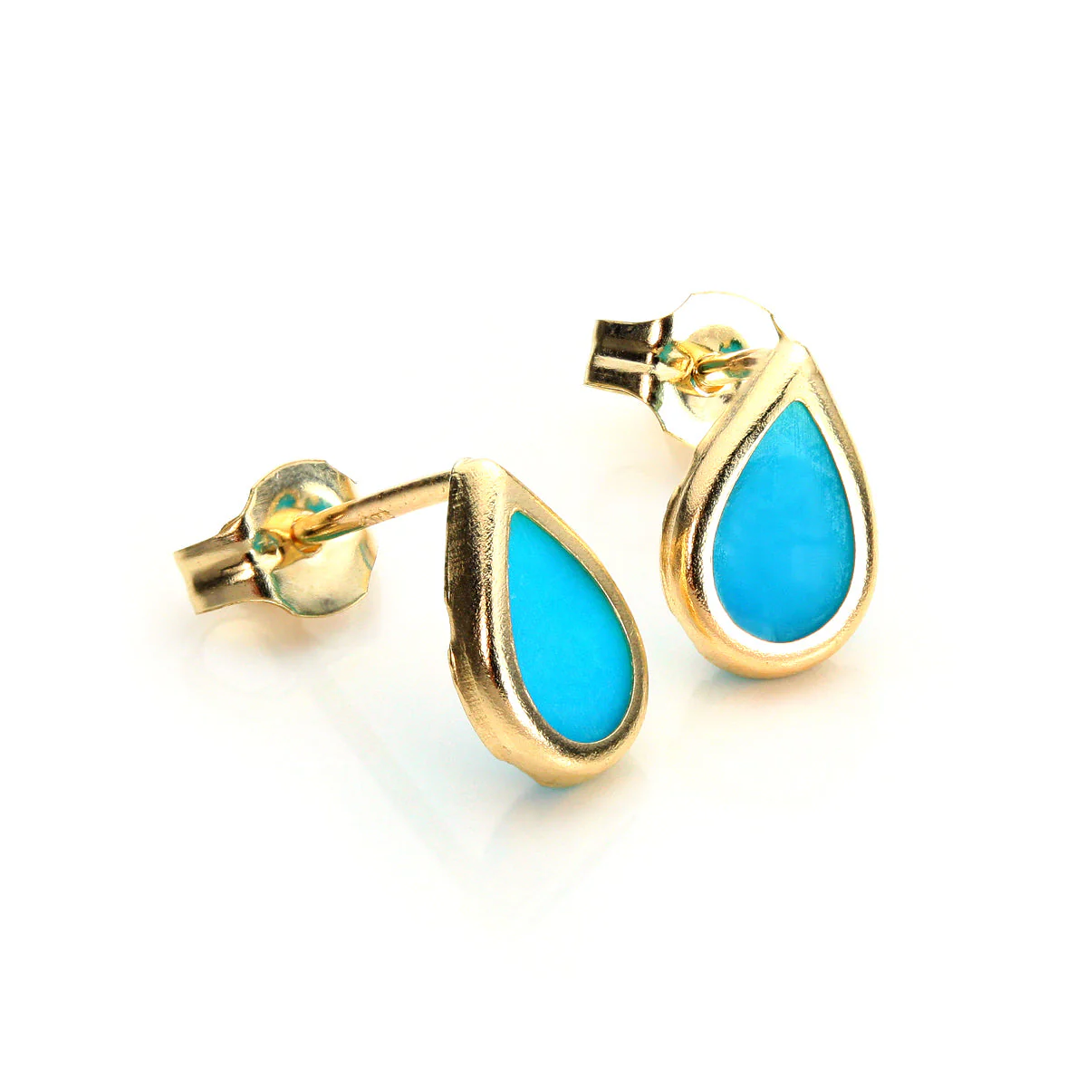 9ct Yellow Gold Birthstone Stud Earrings - Image 6