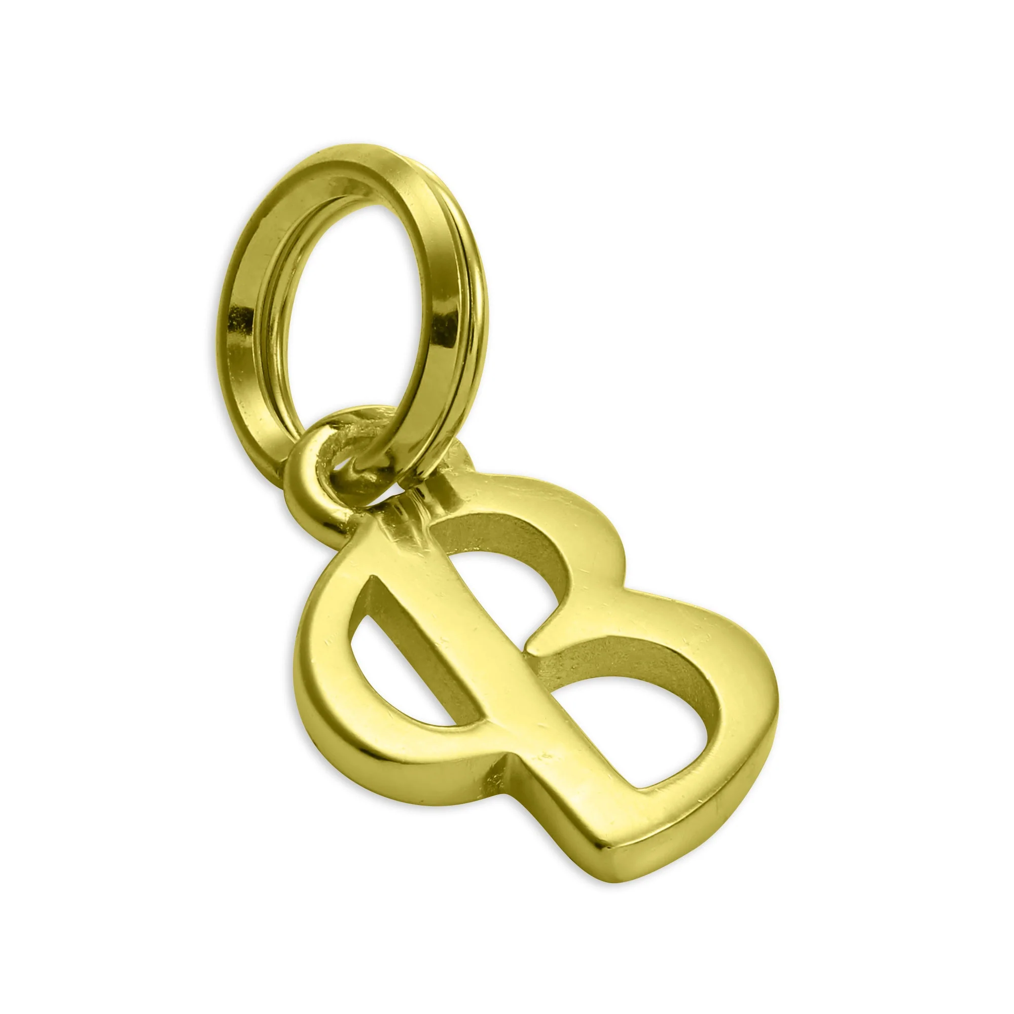 Gold Plated Sterling Silver Script Letter Charm A- Z - Image 18
