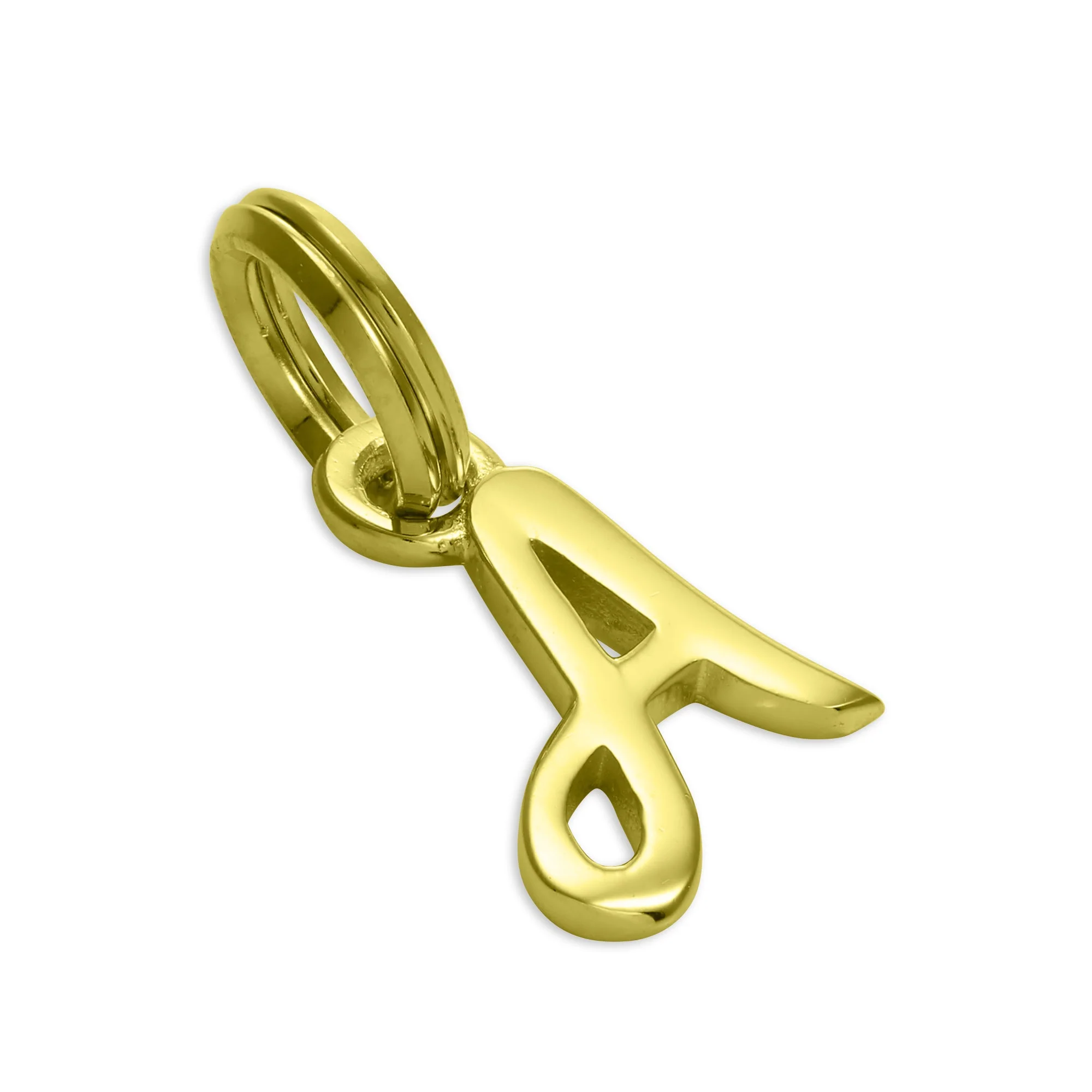 Gold Plated Sterling Silver Script Letter Charm A- Z - Image 5
