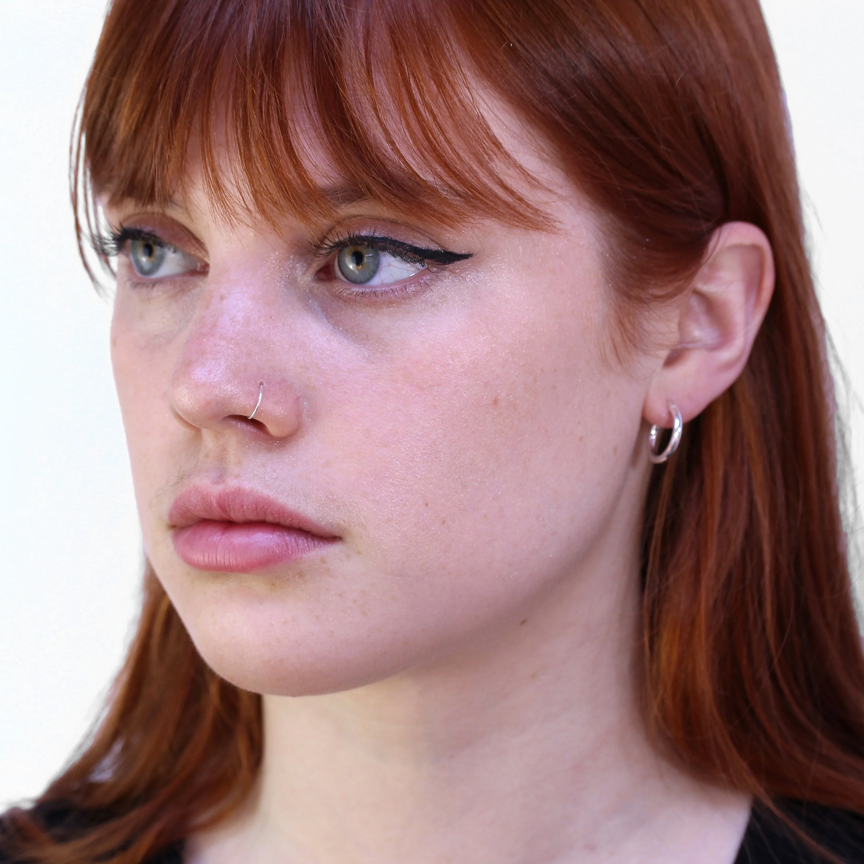 Sterling Silver 8mm Nose Ring - Image 3