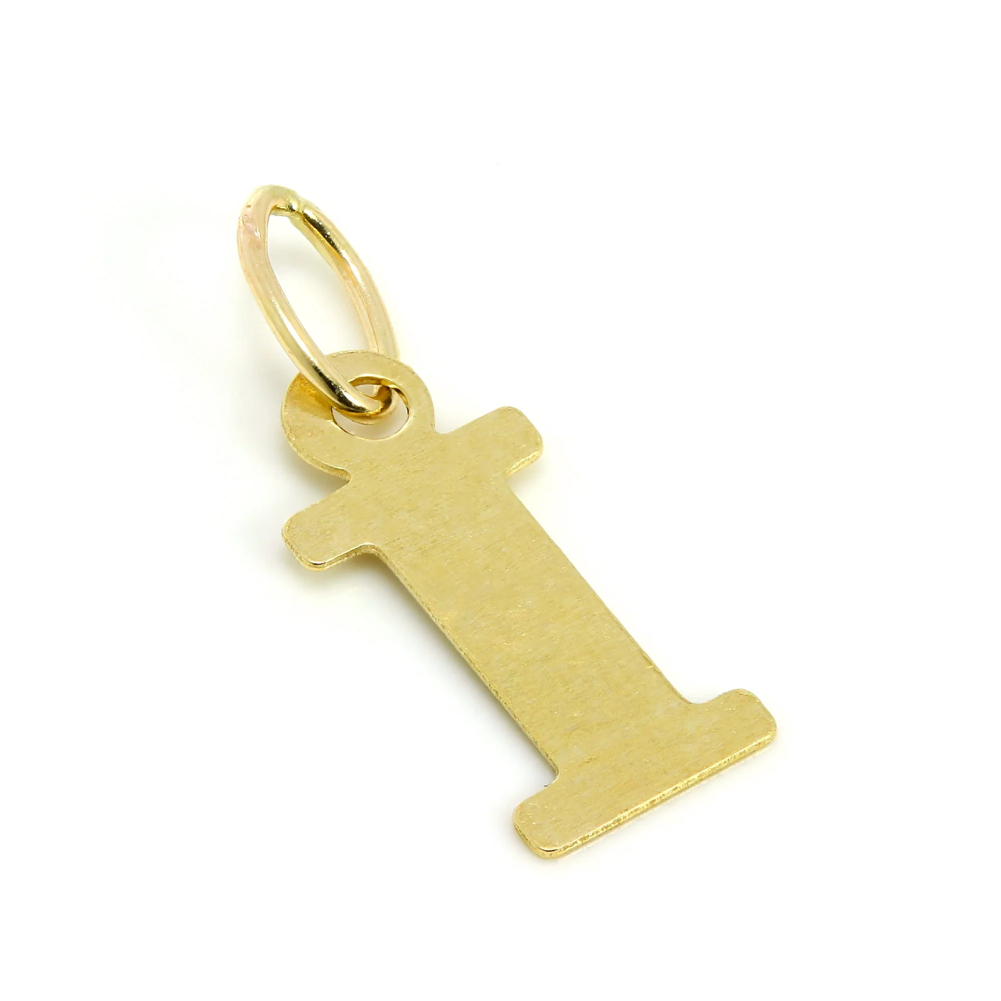 Lightweight Small 9ct Gold Initial Letter Charms A - Z - Image 21