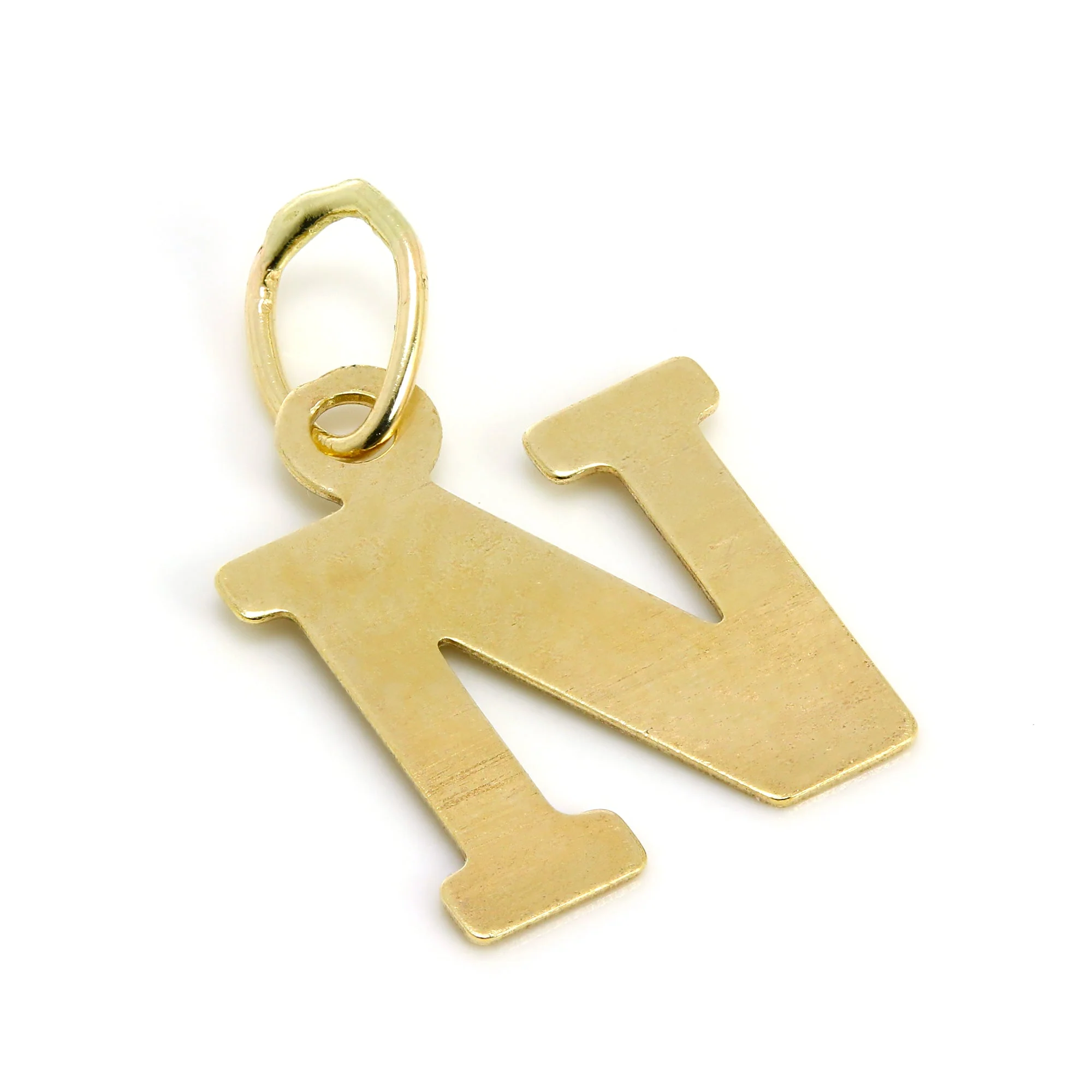 Lightweight Small 9ct Gold Initial Letter Charms A - Z - Image 22