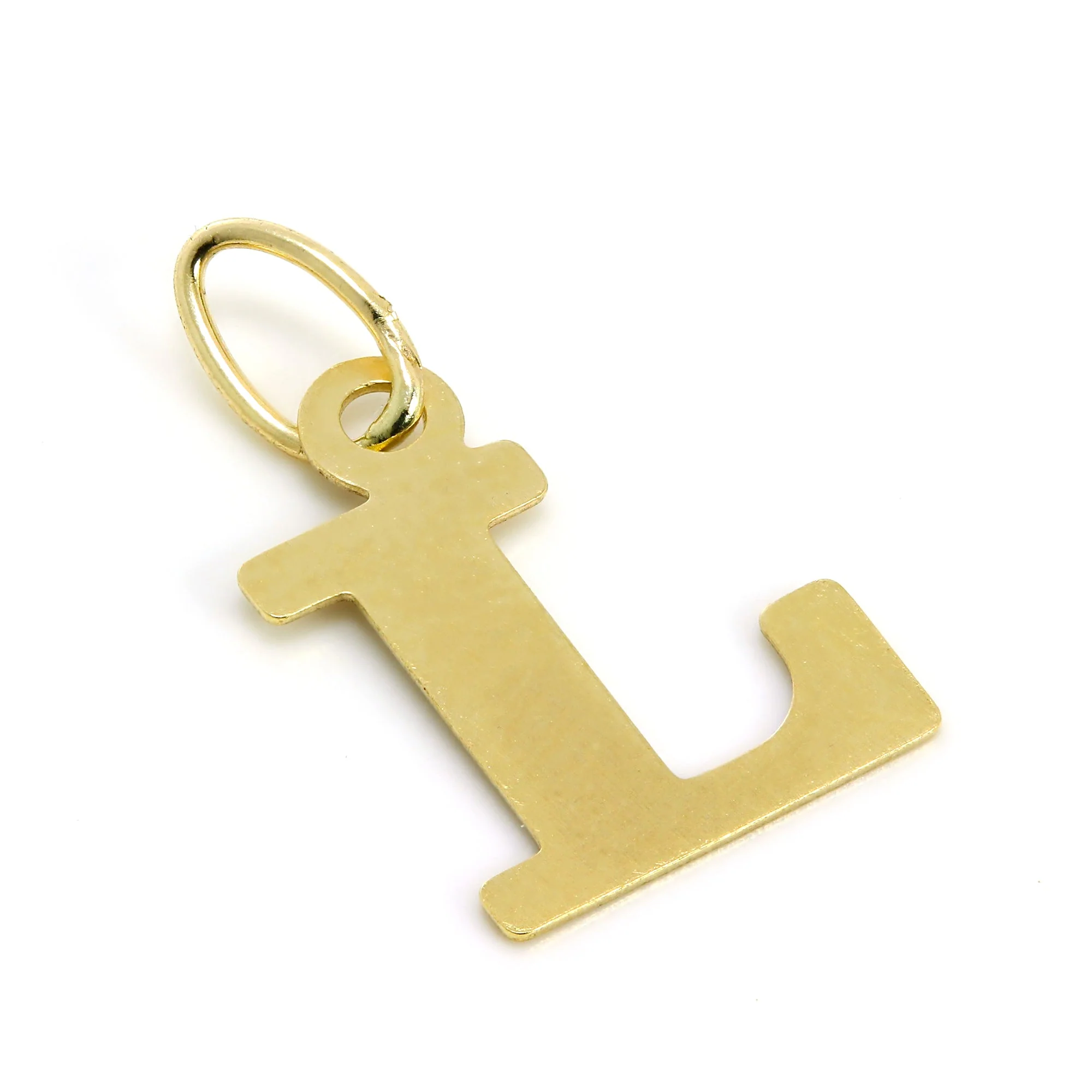 Lightweight Small 9ct Gold Initial Letter Charms A - Z - Image 26