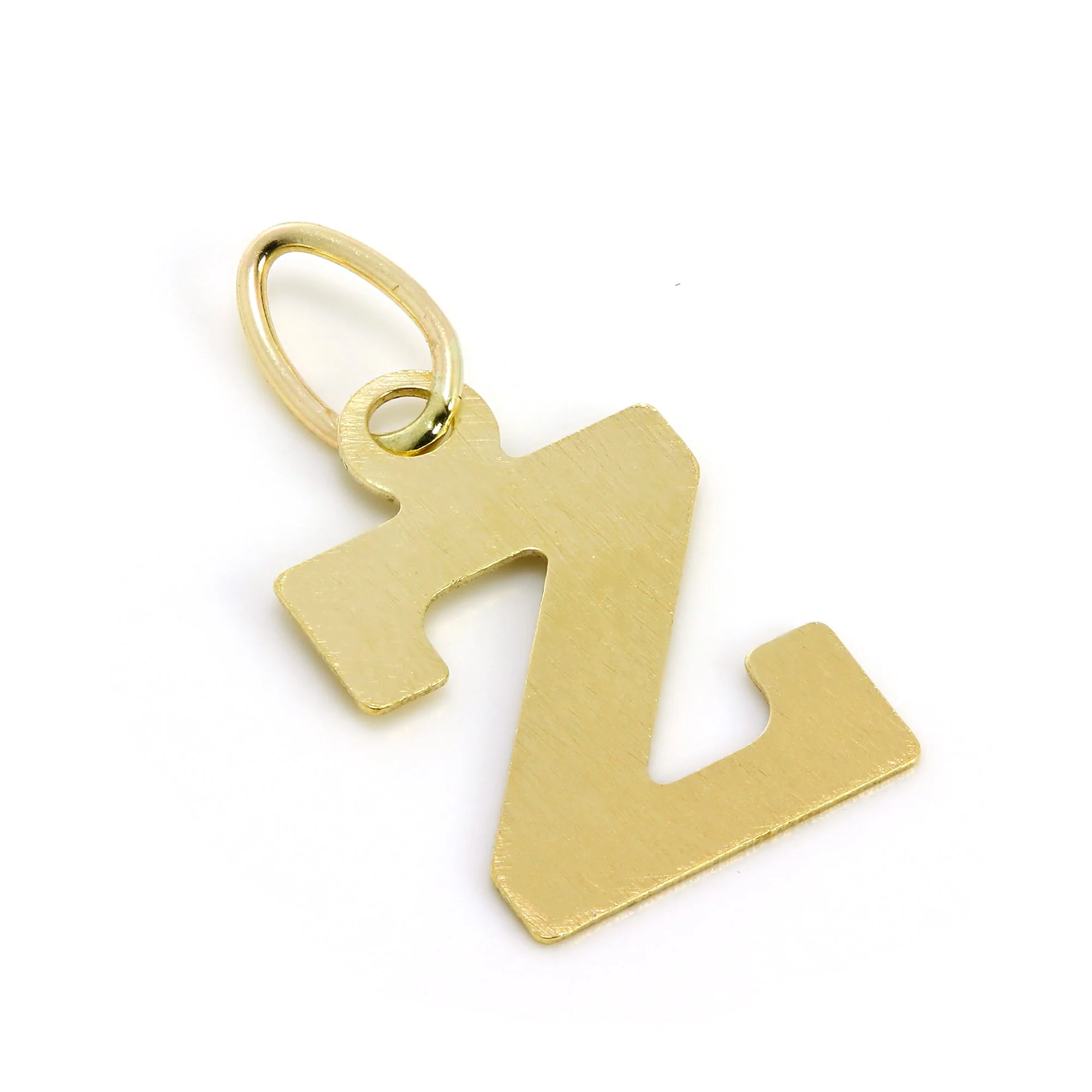 Lightweight Small 9ct Gold Initial Letter Charms A - Z - Image 3