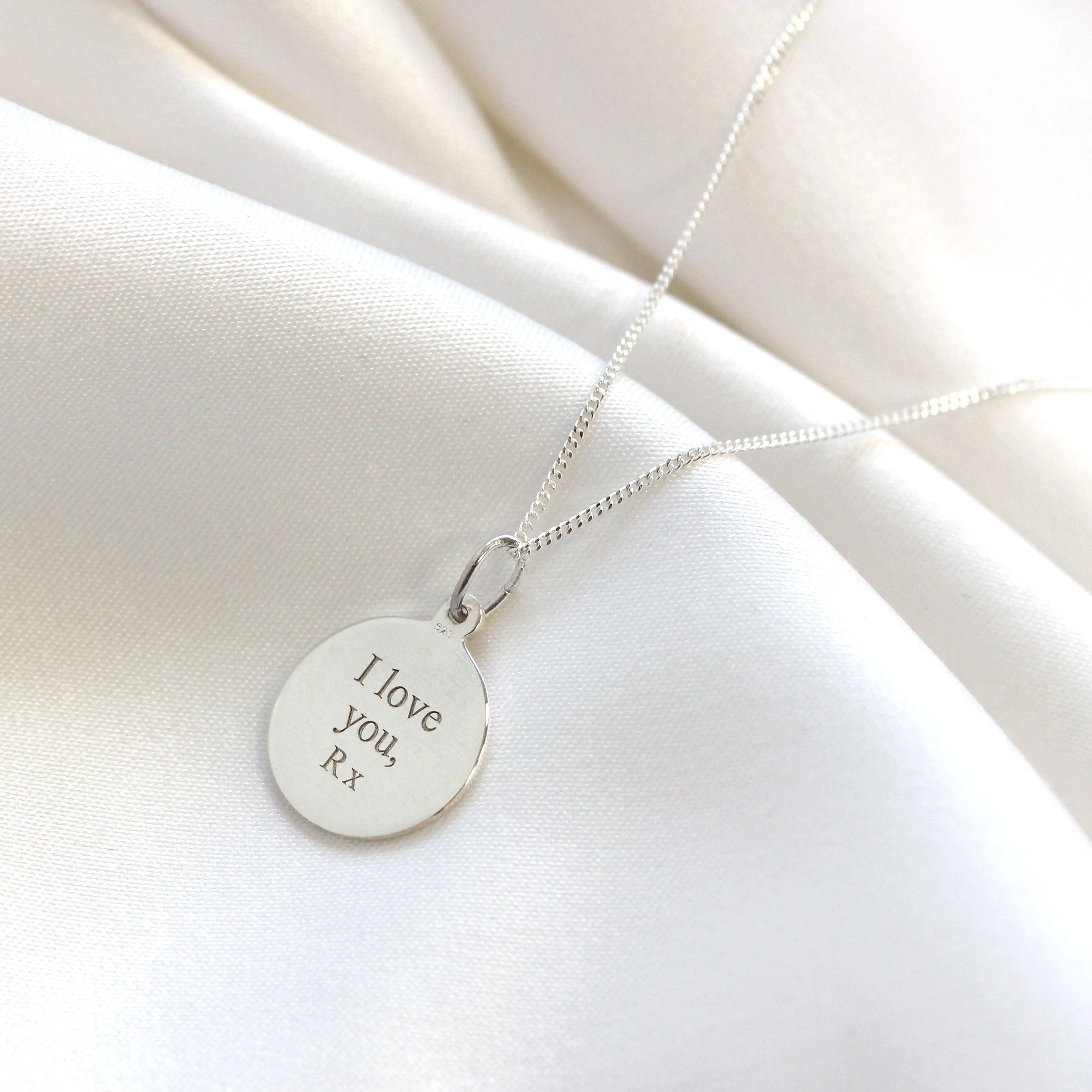 Personalised Sterling Silver St Christopher Necklace - Image 2