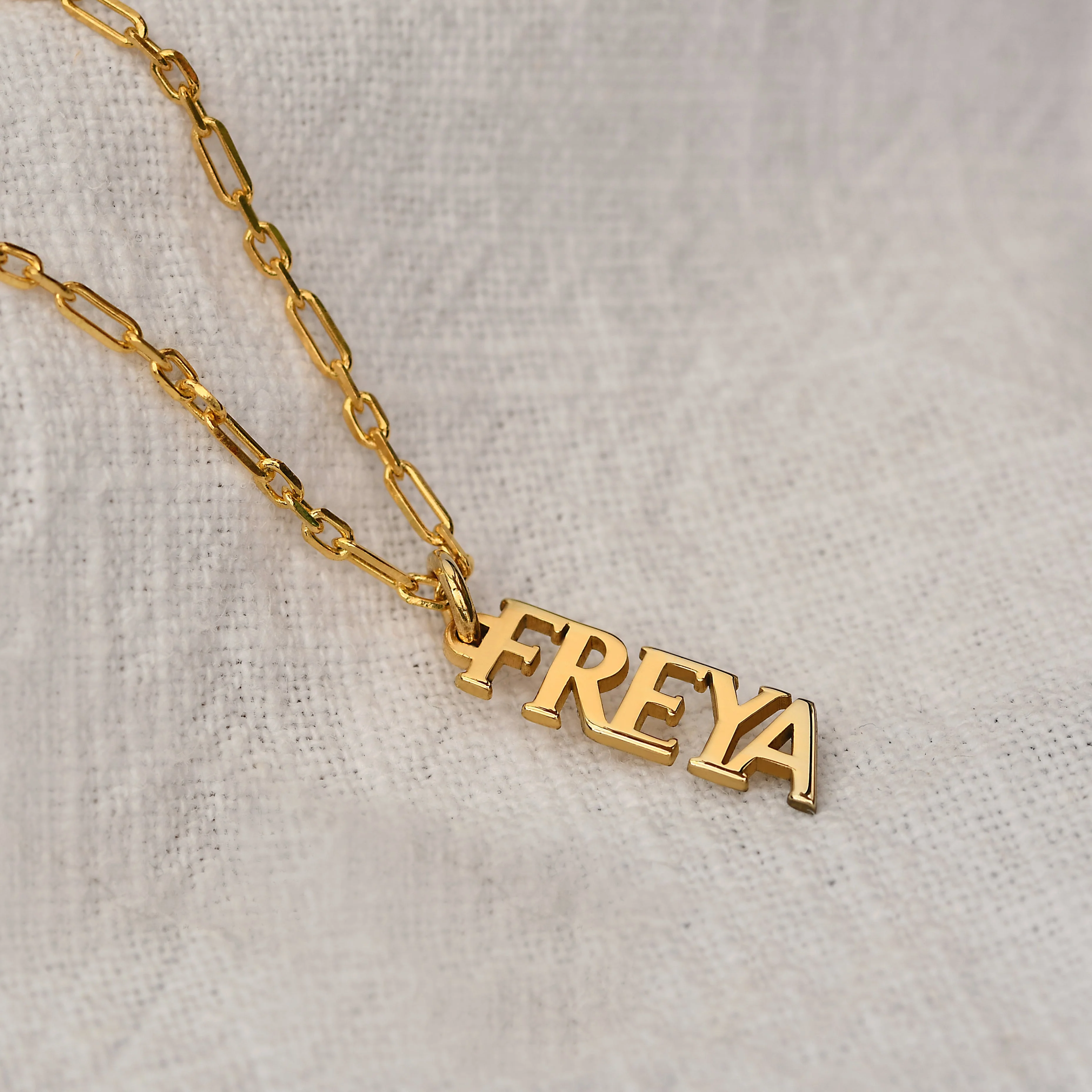 Personalised Sterling Silver Name Pendant Necklace - 16 - 24 Inches - Image 3