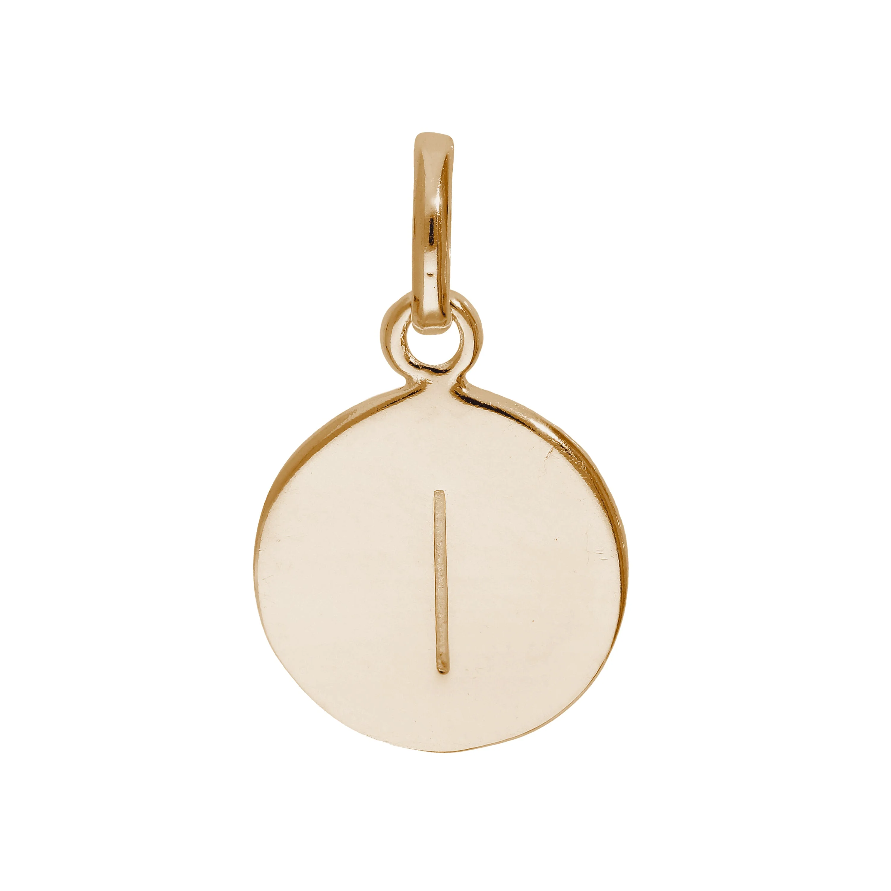 Rose Gold Plated Sterling Silver Engravable Letter A-Z Charm - Image 19