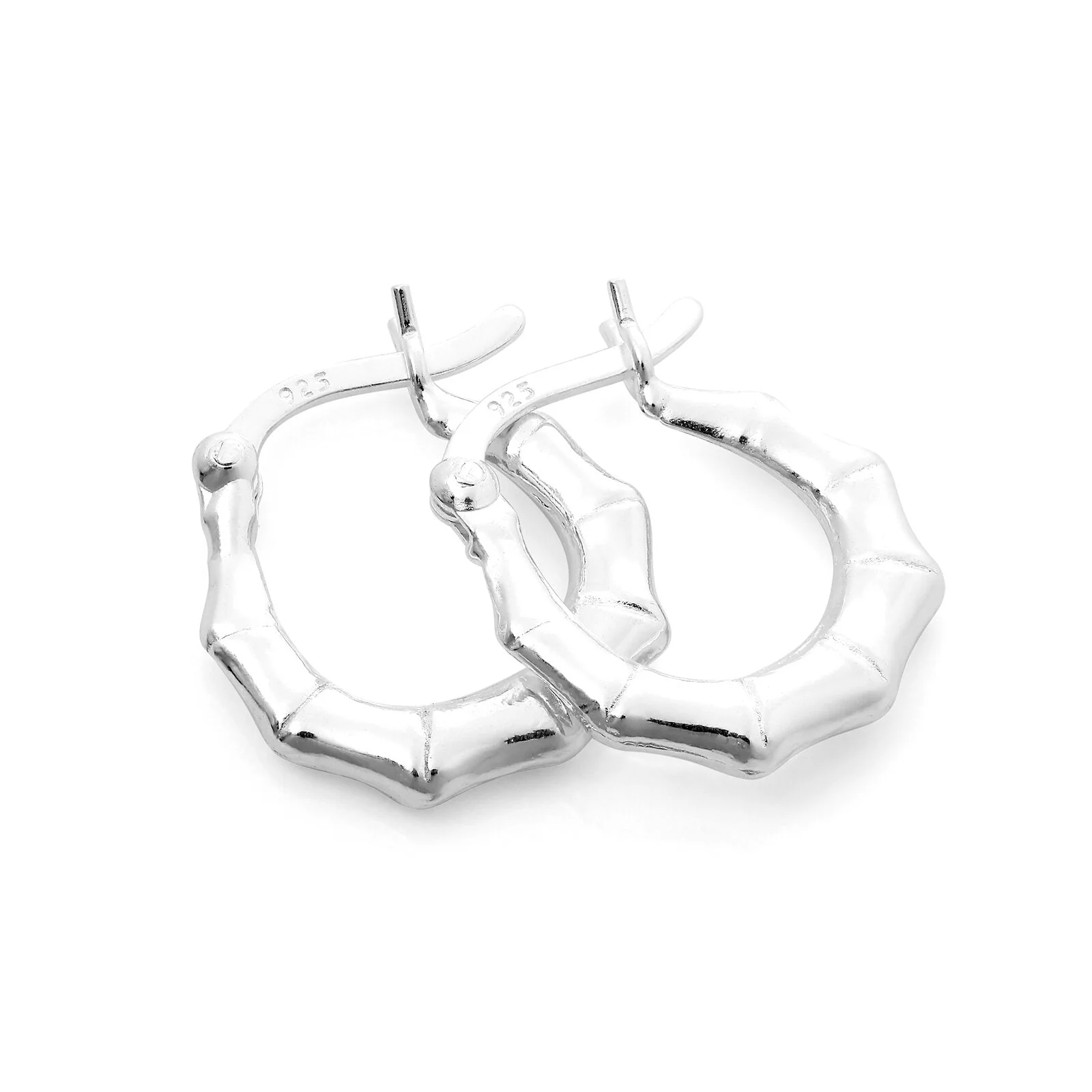 Sterling Silver 13mm Hoop Creole Earrings