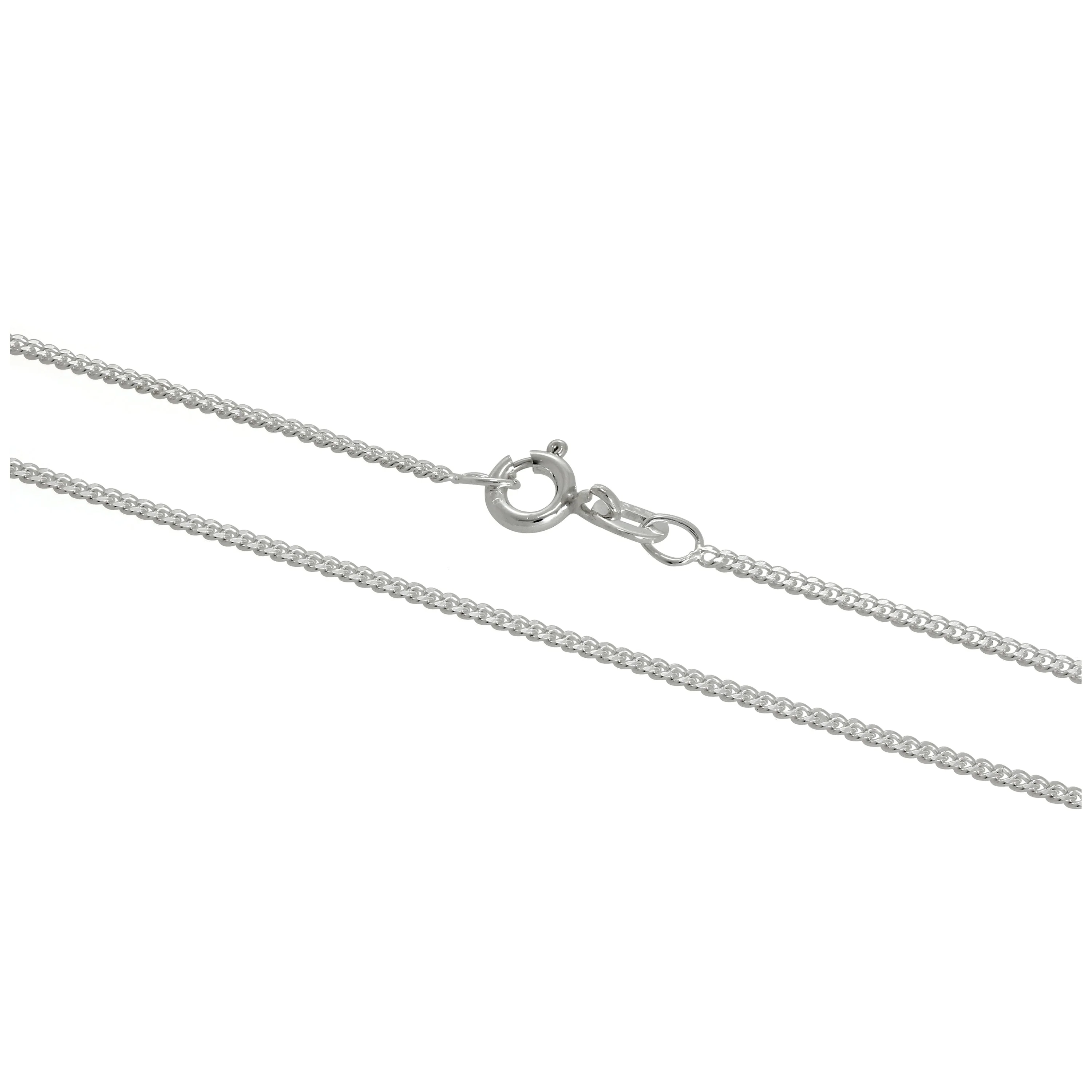 Sterling Silver 1mm Curb Chain 16 - 24 Inches - Image 2
