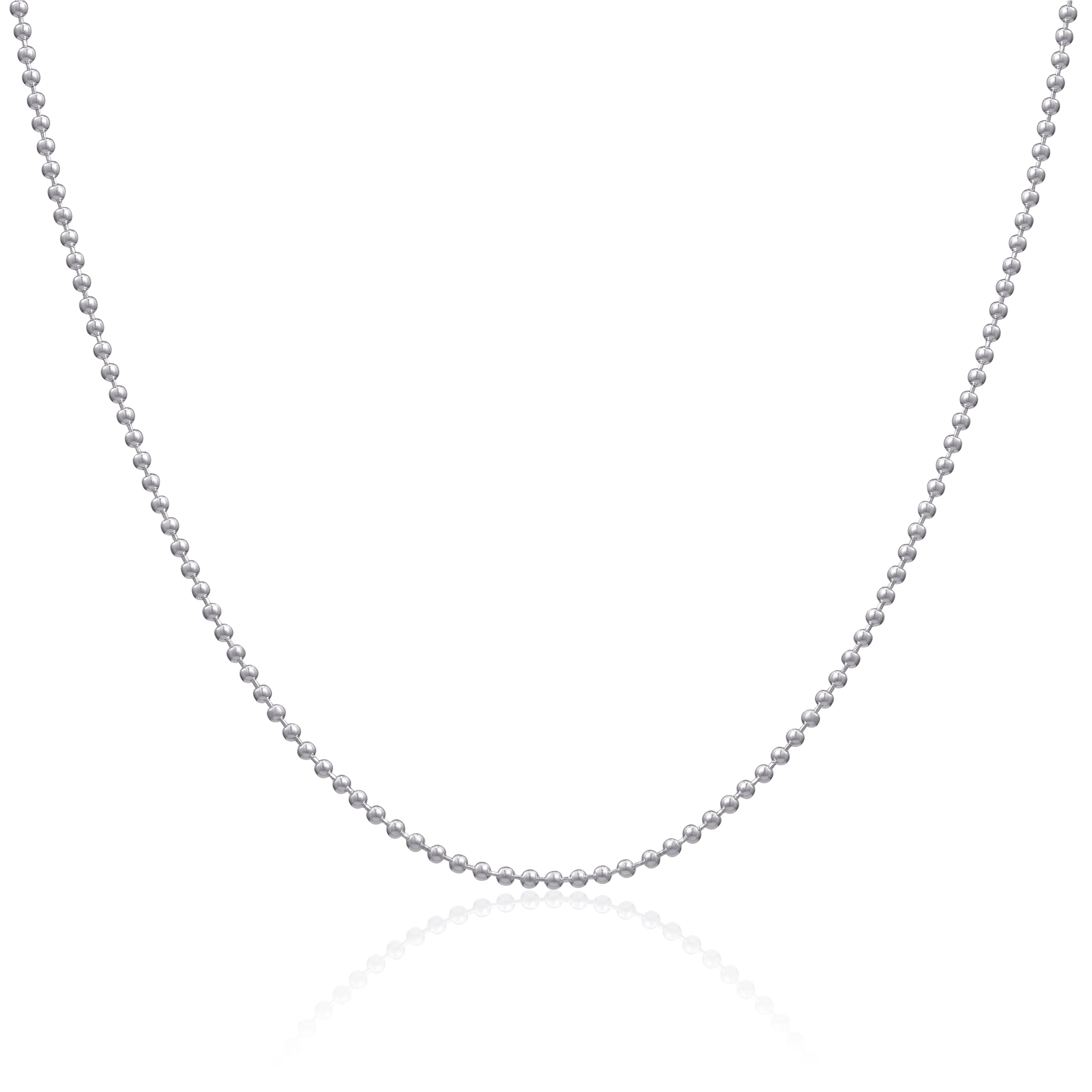 Sterling Silver 2mm Bead Chain