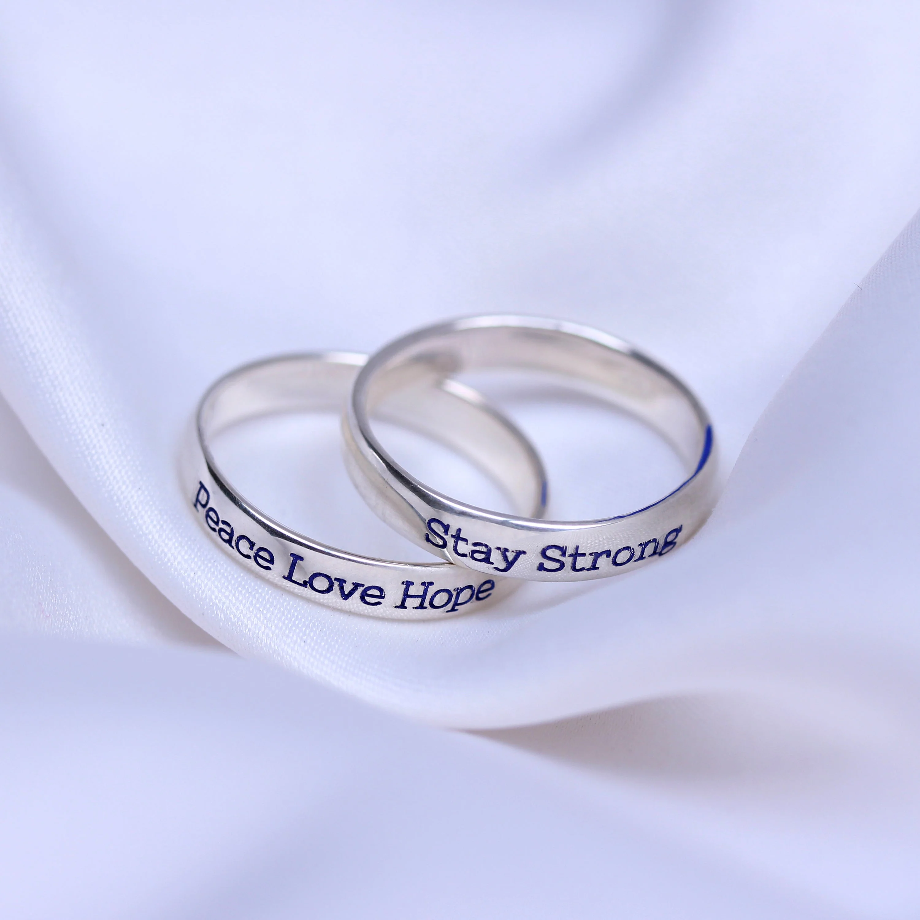 Sterling Silver 5mm Round Wedding Band - Image 4
