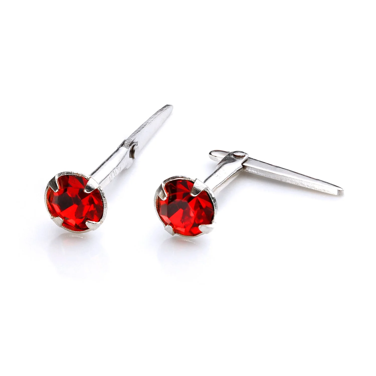 Sterling Silver Andralok Stud Earrings with 3mm Crystal - Image 16