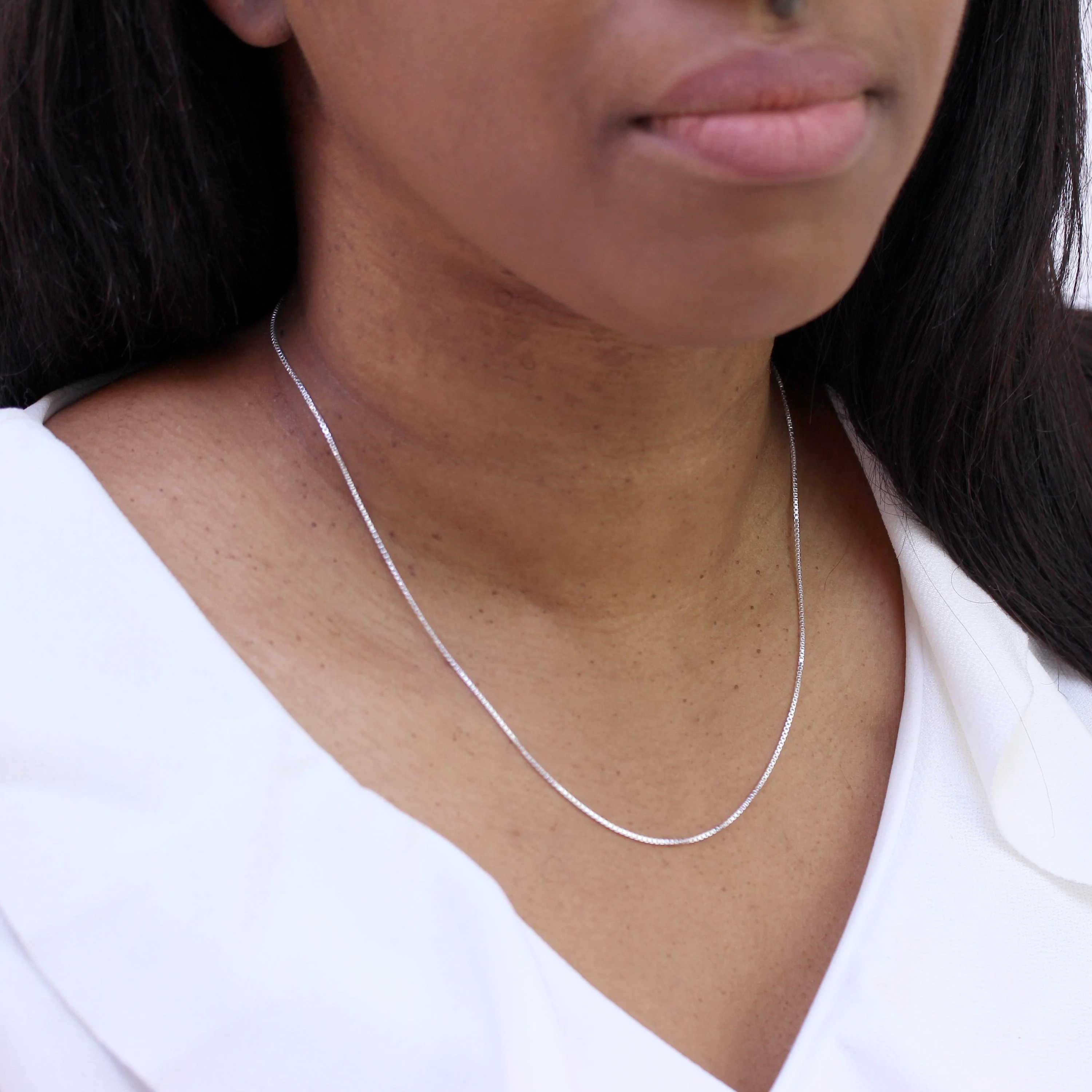 Sterling Silver Box Chain - Image 2