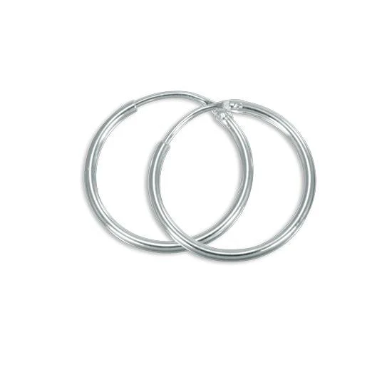 Sterling Silver Hoop Earrings - Image 7