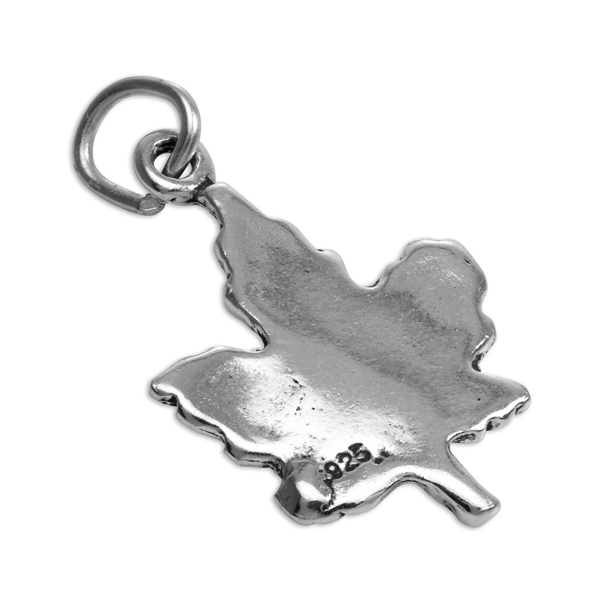 Sterling Silver Maple Leaf Charm - Image 3