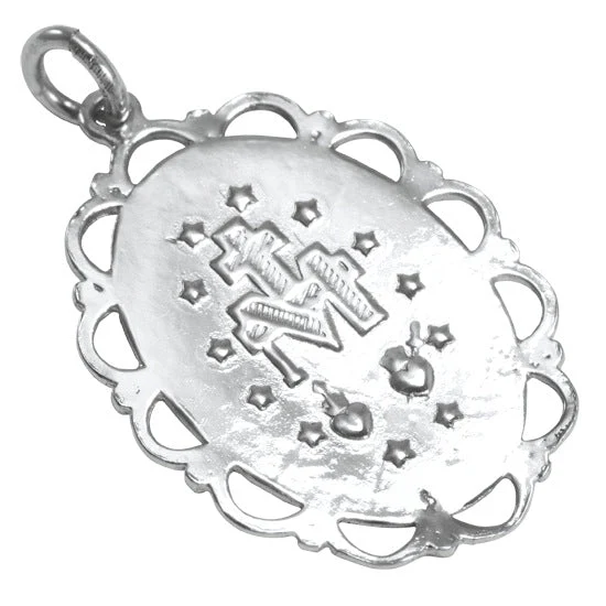 Sterling Silver Miraculous Medal - Image 2