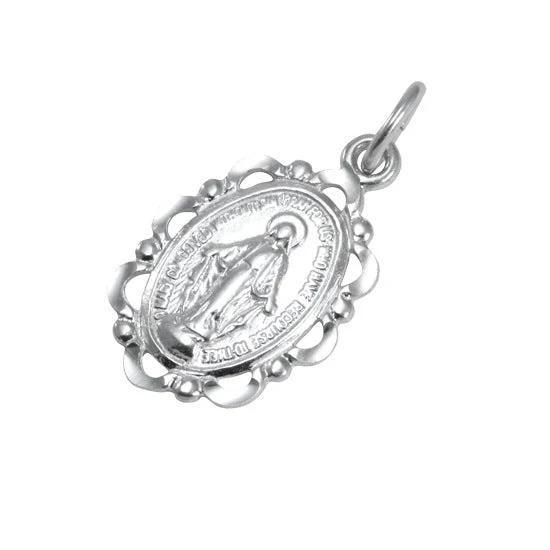 Sterling Silver Miraculous Medal - Image 2