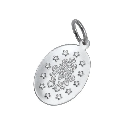 Sterling Silver Miraculous Medal - Polished or Matt