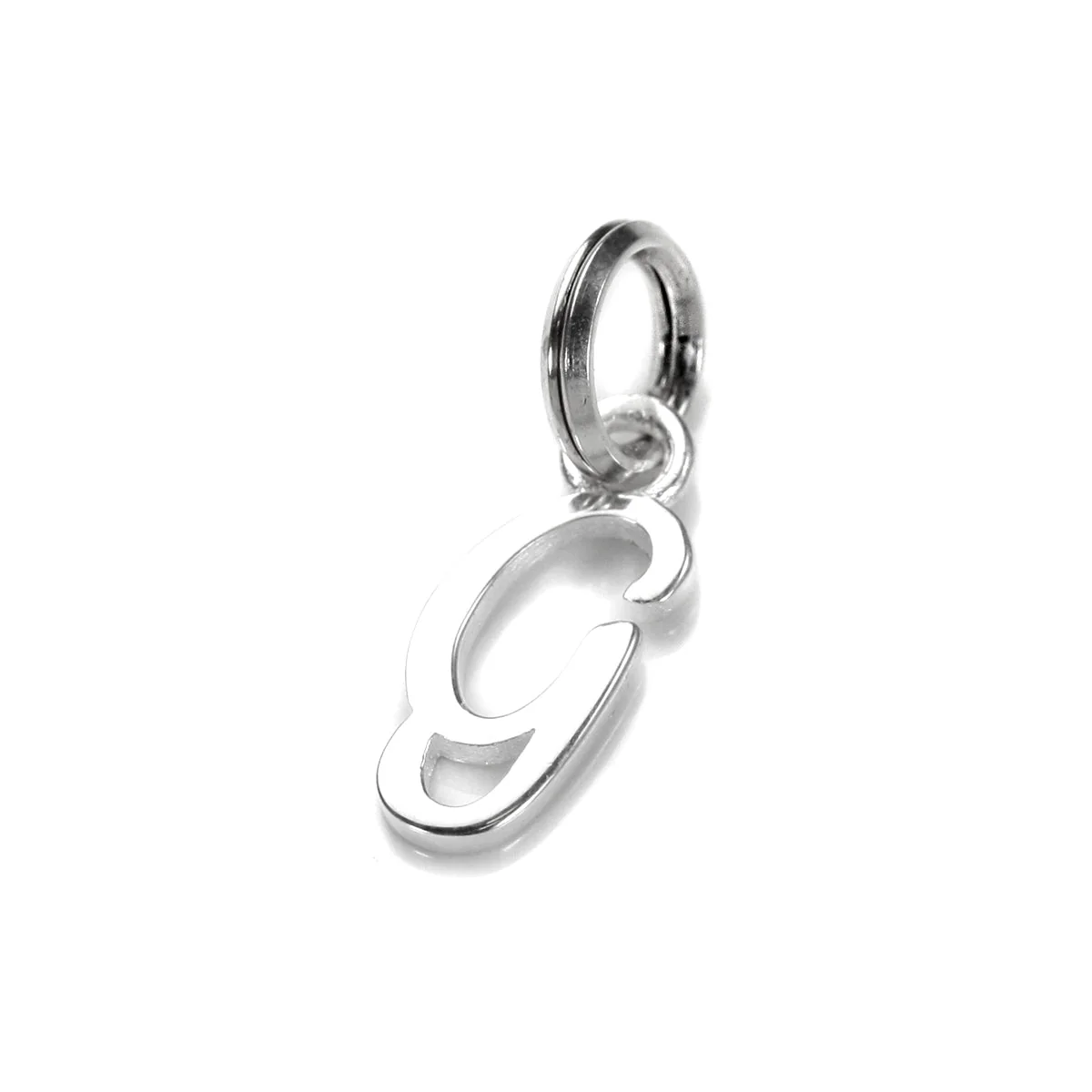 Sterling Silver Script Letter Charm - Image 10
