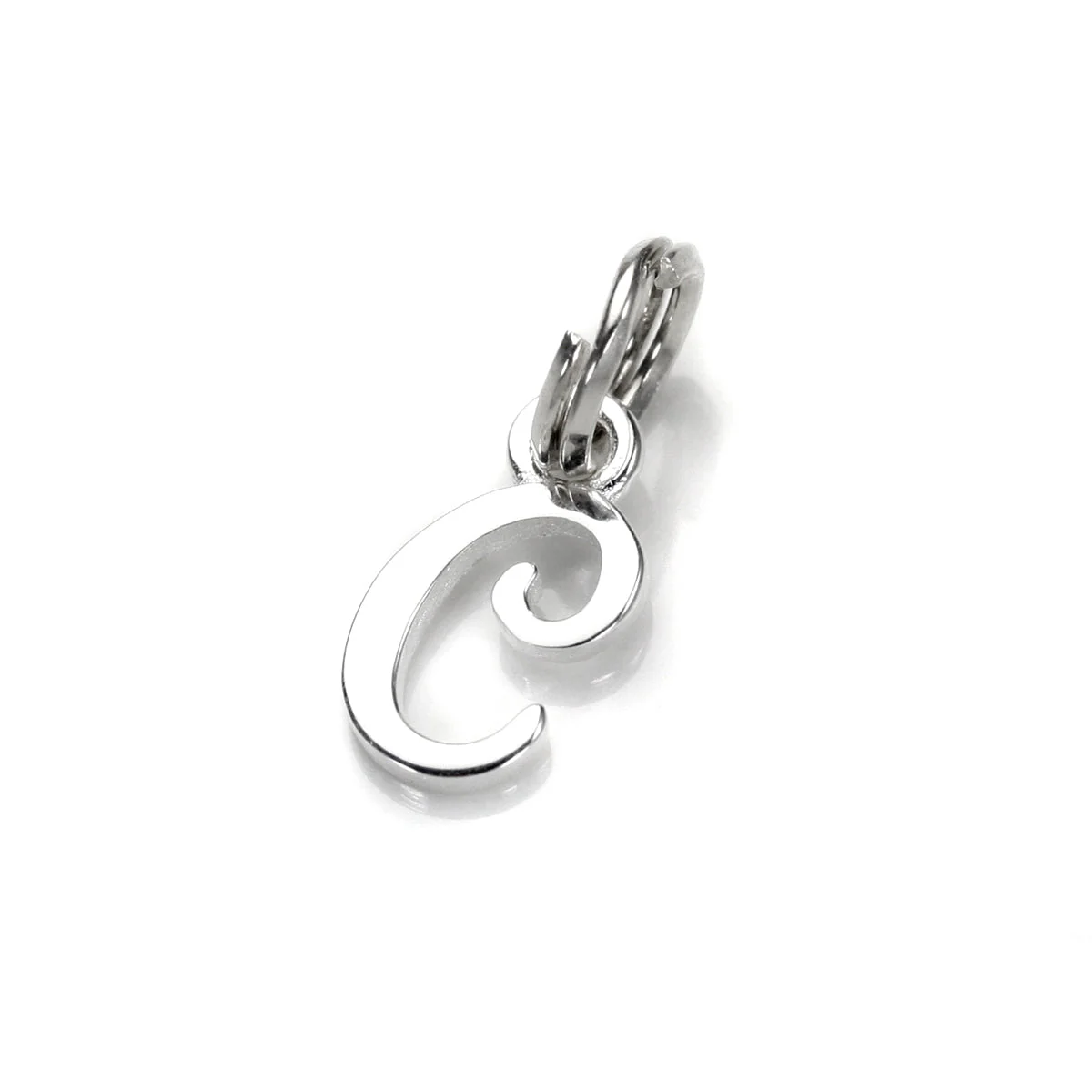 Sterling Silver Script Letter Charm - Image 12