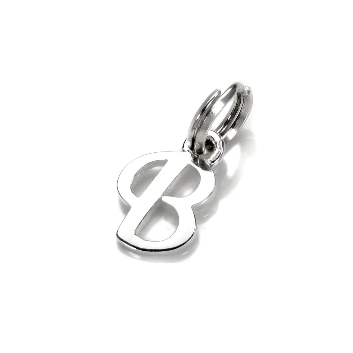 Sterling Silver Script Letter Charm - Image 5