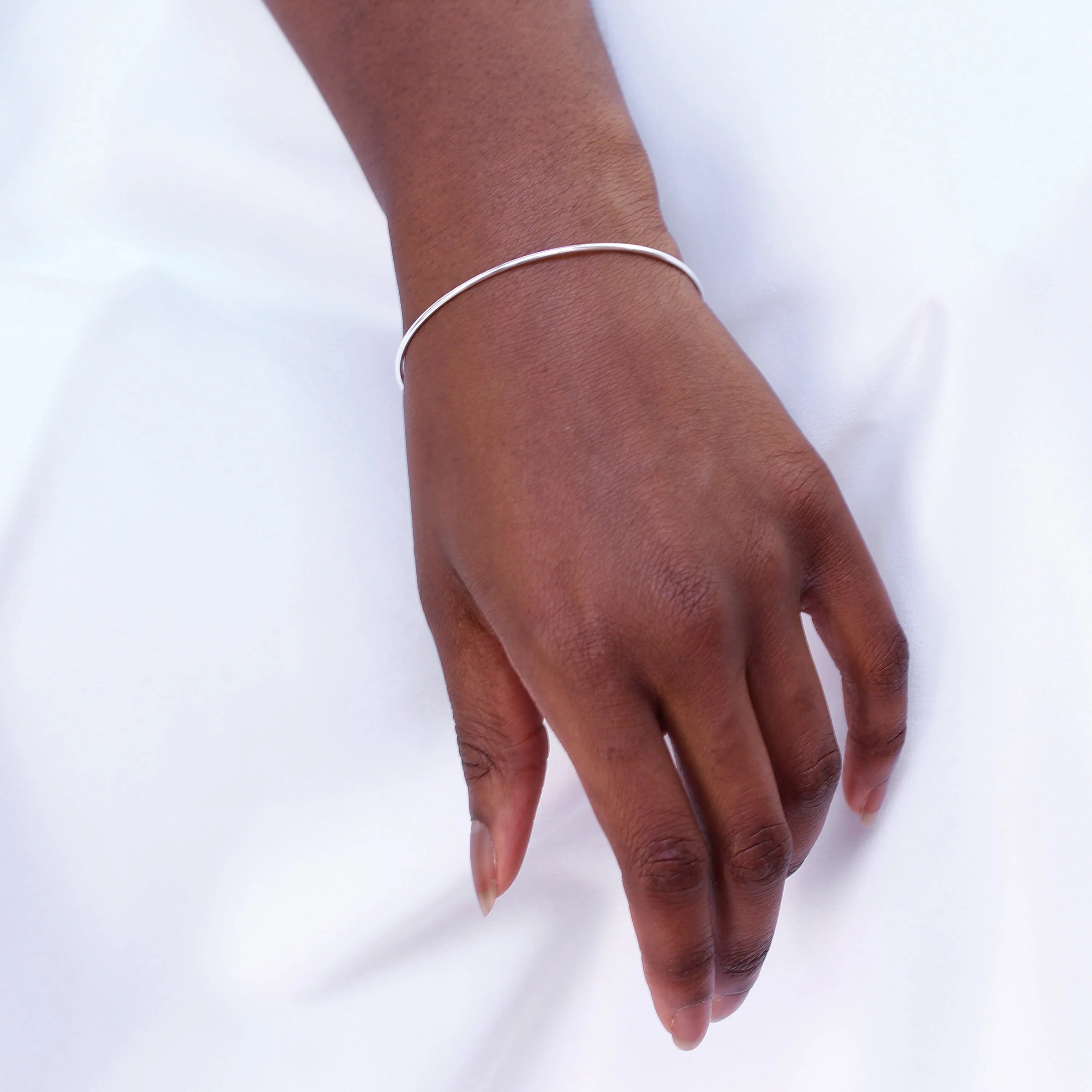 Sterling Silver Torque Bangle - Image 2